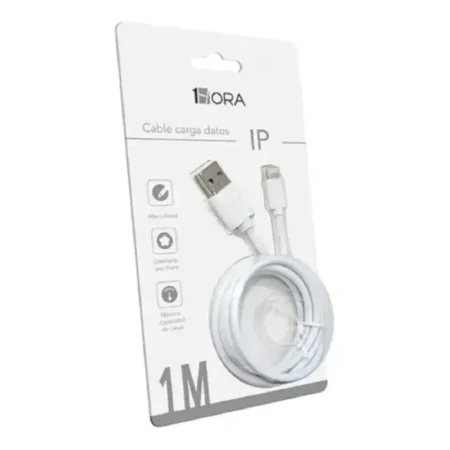 Cable De Datos Y Carga Reforzado Uso Rudo Para iPhone - Imagen 2