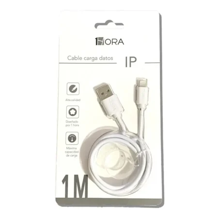 Cable De Datos Y Carga Reforzado Uso Rudo Para iPhone - Imagen 3
