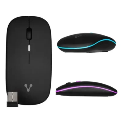 Mouse Inalámbrico Vorago Mo-307 Negro Óptico Usb 2.4 Ghz