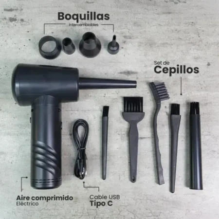 Vorago Air-100 Kit Limpieza 11 Piezas Aire Comprimido - Imagen 2