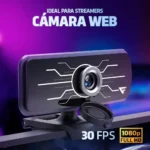 Camara Web Game Factor Wg400 1080p Led Usb Negra - Imagen 5