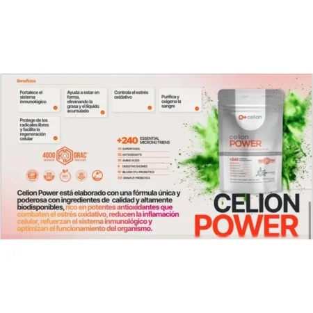 Celion Power Polvo Multivitamínico Antioxidantes 360g - Imagen 3