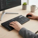 Kit Teclado Y Mouse Inalámbrico Perfect Choice Zebrary Negro - Imagen 3