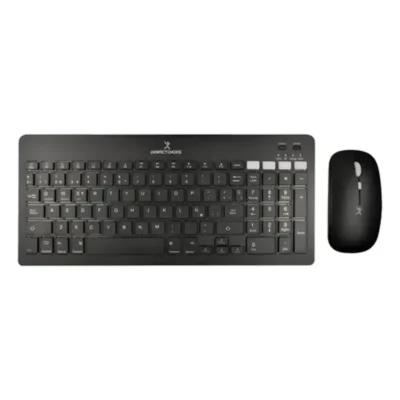 Kit Teclado Y Mouse Inalámbrico Perfect Choice Zebrary Negro