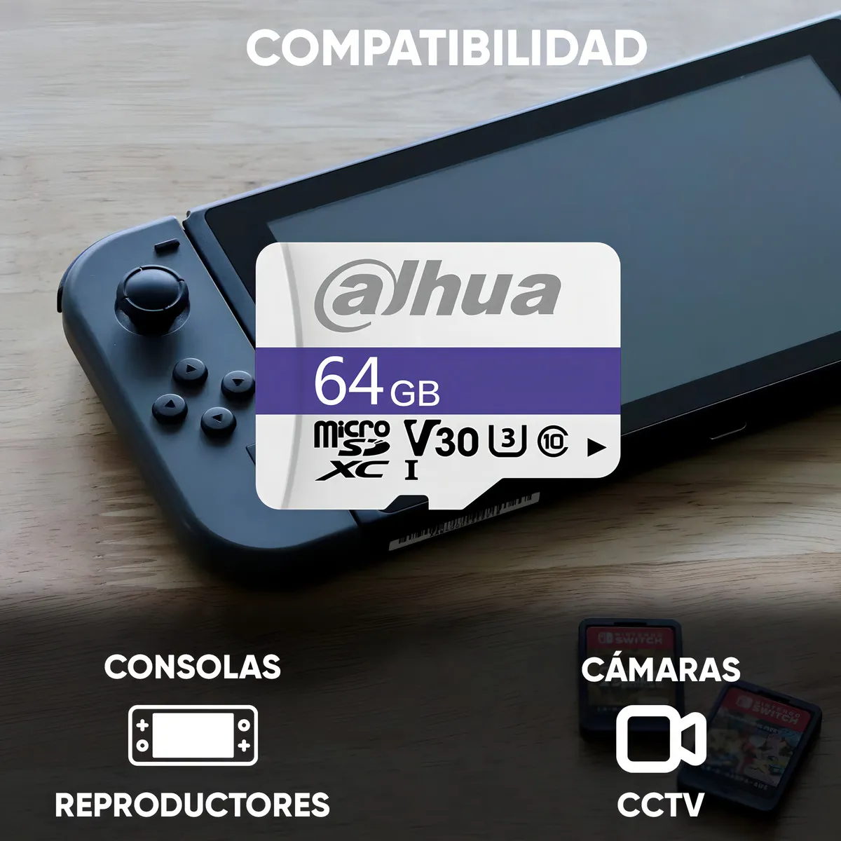 Memoria Microsd Dahua C100 V30 C10 U3 Dhi-tf-c10064gb - Imagen 4