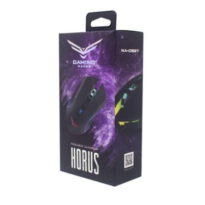 Mouse Gamer Naceb Na-0937 Negro 6 Botones 3200 Dpi