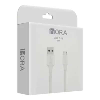 Cable 1hora Cab236 Usb A Micro Usb V8 1m 2.1a