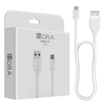 Cable 1hora Usb Ip Carga Rapida 2.1amp 1 Metro Cab238