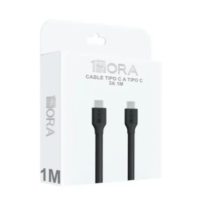 Cable Usb 1m 1hora Cab252 Con Entrada Tipo C A Tipo C