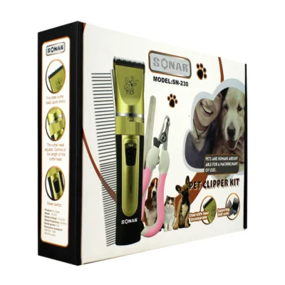 Rasuradora De Pelo Para Mascotas Color Negro/dorado