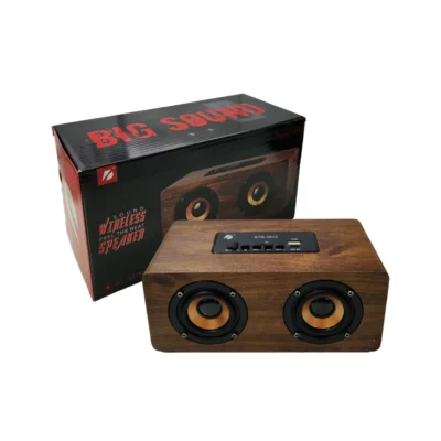 Bocina Bluetooth Big Sound Kts-1612 Marrón Con Radio