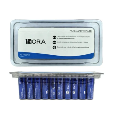 Pilas Aa Alcalinas 1hora Gar132 - 1 Pack 40 Unidades