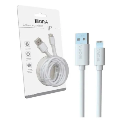 1hora Cab206 Usb A Lightning Blanco 2 M