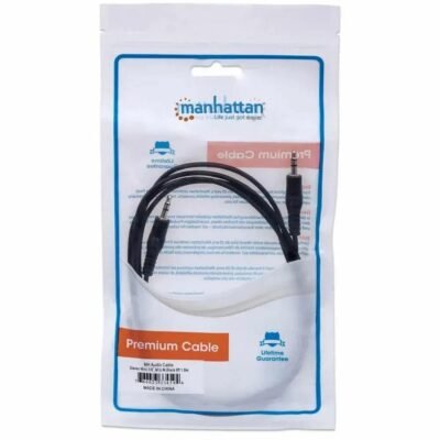 Cable Estéreo Manhattan 3.5mm Macho A Macho, De 1.8m